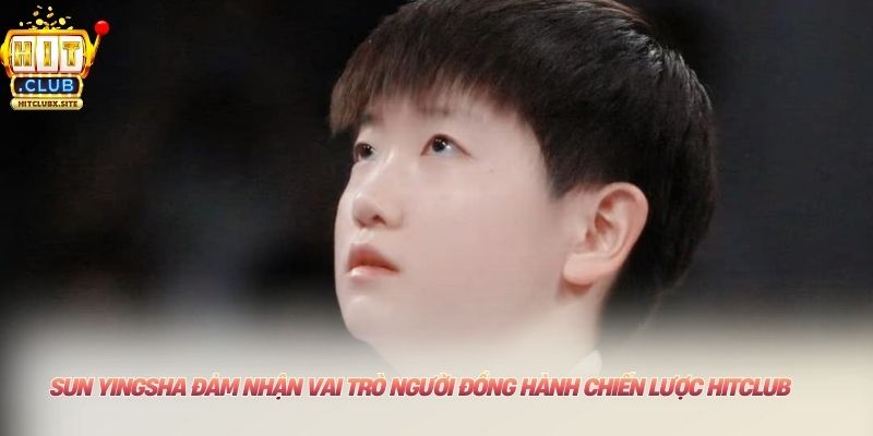 Người đồng hành chiến lược HITCLUB Sun Yingsha đảm nhận vai trò người đồng hành chiến lược HITCLUB